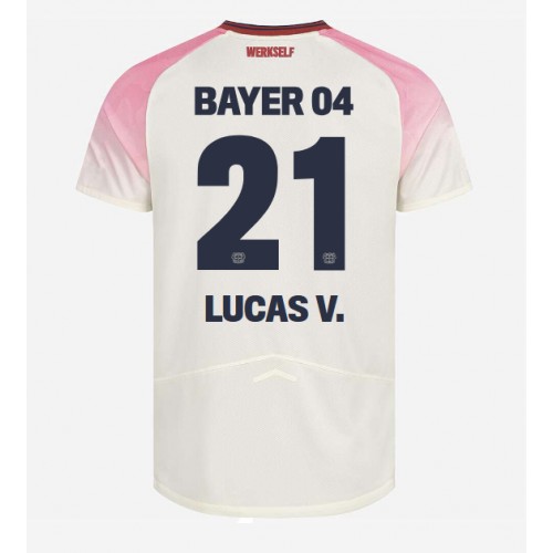 Bayer Leverkusen Lucas Vazquez #21 Bortatröja 2025-26 Kortärmad Bayer Leverkusen Lucas Vazquez #21 Bortatröja 2025-26 Kortärmad